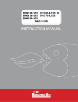 Baumatic BHG300.5SS Gas Hob User manual