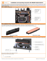 EK Water Blocks EK-MOSFET ASUS X58 KIT User manual