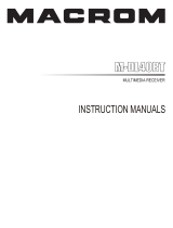 Macrom M-DL40BT User manual