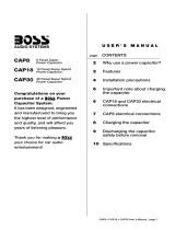 Boss Audio Systems CAP-81830 User manual