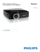 Philips PicoPix PPX2495 User manual