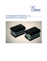 Grandstream GXV3500  User manual