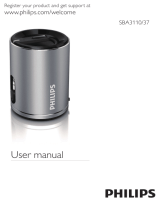 Philips SBA3110/37 User manual