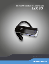 Sennheiser EZX 80 User manual