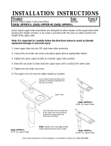 Gamber-Johnson QADJ-UPPER-L Installation guide