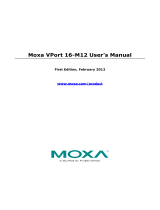 Moxa VPORT 16-DO-M12-CAM3L5436P User manual