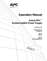 APC SMT1500RMI2U User manual