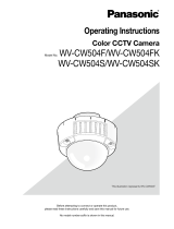 Panasonic WV-CW504F User manual