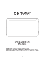 Denver TAC-70051 Owner's manual