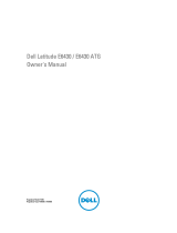 Dell E6430 ATG Owner's manual