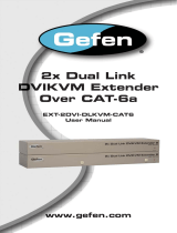 Gefen EXT-2DVI-DLKVM-CAT6 User manual