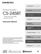 ONKYO CS-245BT User manual