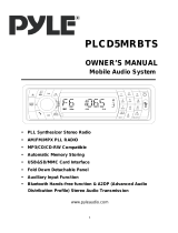 Lanzar AQCD60BTS Owner's manual