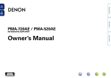 Denon PMA-720AE Owner's manual