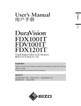 Eizo FDX1001T User manual