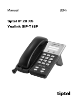 Tiptel IP 28 XS User manual