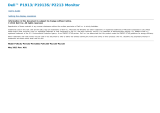 Dell P2213T User manual