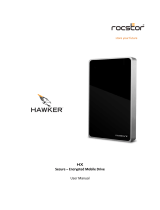 Rocstor 500GB Hawker HX- AES-256 ECB User manual