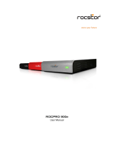 Rocstor 2TB ROCPRO 900e User manual