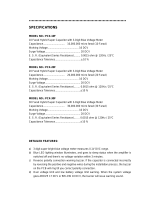 Power Acoustik PCX-10F Owner's manual