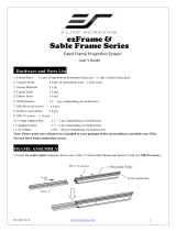 Elite Screens Sable Frame Series User manual