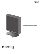 NEC MD211G5 Specification
