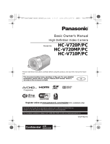 Panasonic HC-V720MP/PC User manual