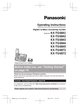 Panasonic KXTG6845B User manual
