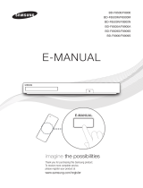 Samsung BD-F8500M User manual