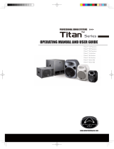 Wharfedale Pro Titan 8 Active MKII User manual