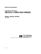 Clover HDV043 User manual