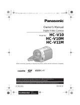 Panasonic HC-V11M User manual