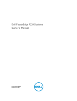 Dell R320 User manual