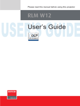 Barco RLM-W12 User manual