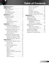 Optoma W303ST User manual