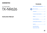 ONKYO TX-NR626 User manual