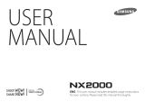Samsung 2000 + 20-50mm f/3.5-5.6 ED II User manual
