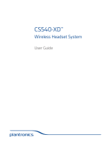 Plantronics CS540-XD User manual