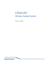Plantronics CS545-XD User manual