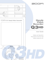 Zoom Q3HD User manual