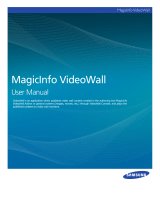 Samsung MagicInfo VideoWall Author User manual