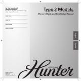 Hunter Fan 21888 User manual