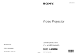 Sony VPL-HW30ES User manual