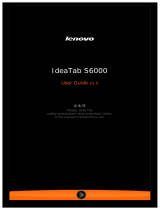 Lenovo IDEATAB S6000IDEATAB S6000 (59369927 ) User manual