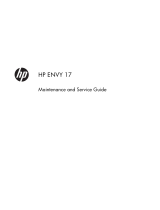 HP (Hewlett-Packard) ENVY 17-3200 Notebook PC series User manual