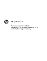 HP 13-m001tu User manual