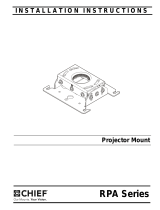 Chief RPA430 Installation guide