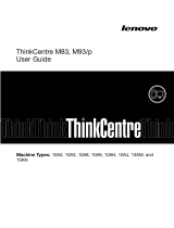 Lenovo M83 + ThinkVision LT2252p User manual