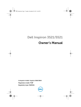 Dell Inspiron 3521 Owner's manual