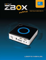 Zotac ZBOX nano ID64 User manual